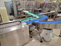 Flexible and multifunctional ice cream freezing conveyor line