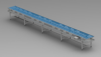 Linear Metal Mesh Belt Conveyor