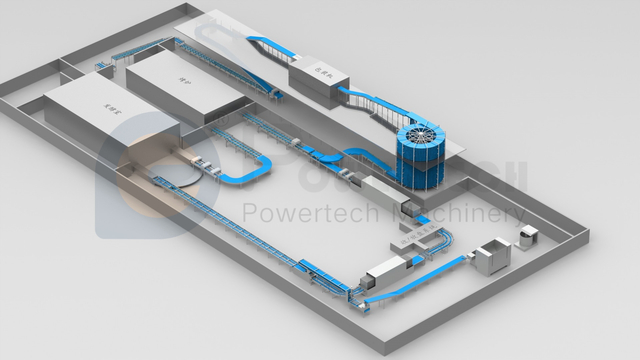 Automatic High Efficient Bakery Food Processing Line