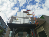 Prefabricated food high capacity and energy save Kobelco refrigeration system