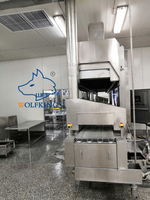 Lowest Operation Cost Flow Line Hot Air Steam Cooking Oven