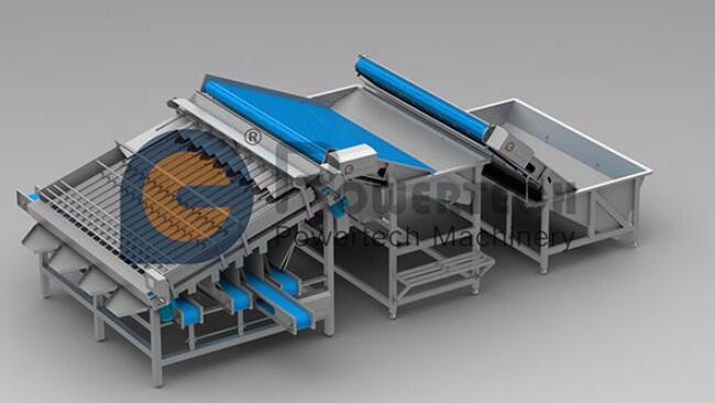 Working principles of Shrimp Grading Machine