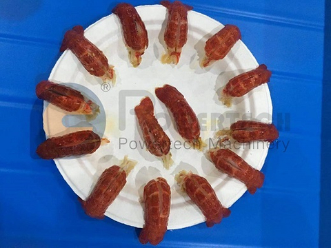 High Capacity Compact Crayfish Back Cut And Deveining Machine